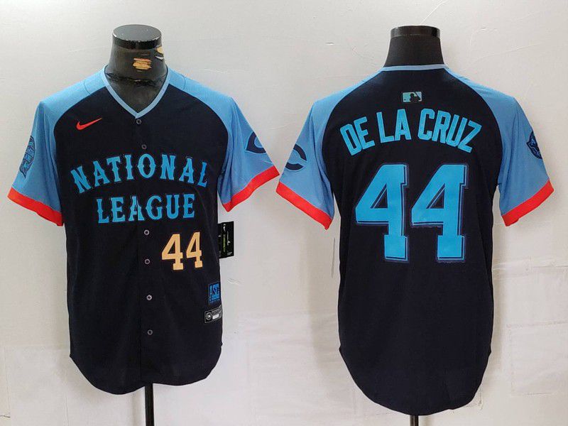 Men Cincinnati Reds #44 Delacruz Blue All star 2024 Nike MLB Jersey style 4->cincinnati reds->MLB Jersey